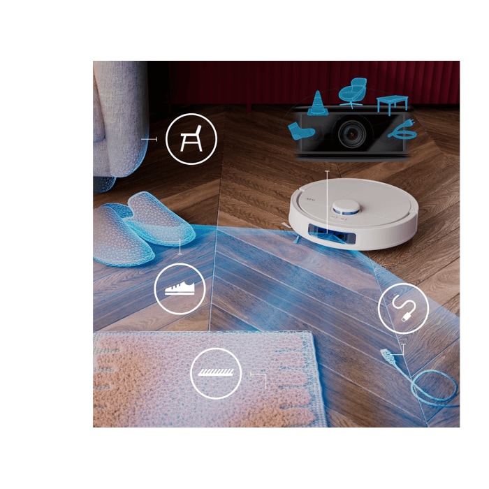 LiDAR, and Dual-Line Lazer with an AI camera for  obstacle detection 