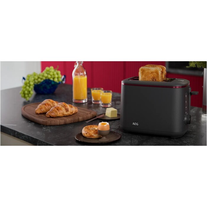 Precise toasting: From lightly crisp to deep brown.