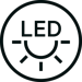 Bodendüse mit LED- Frontlicht