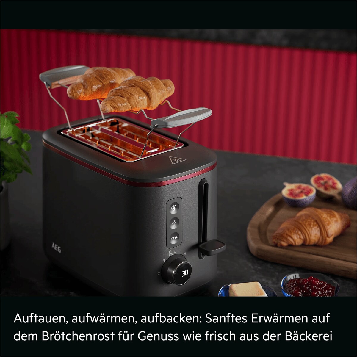 Auftauen, aufwärmen, aufbacken: Sanftes Erwärmen auf dem Brötchenrost für Genuss wie frisch aus der Bäckerei