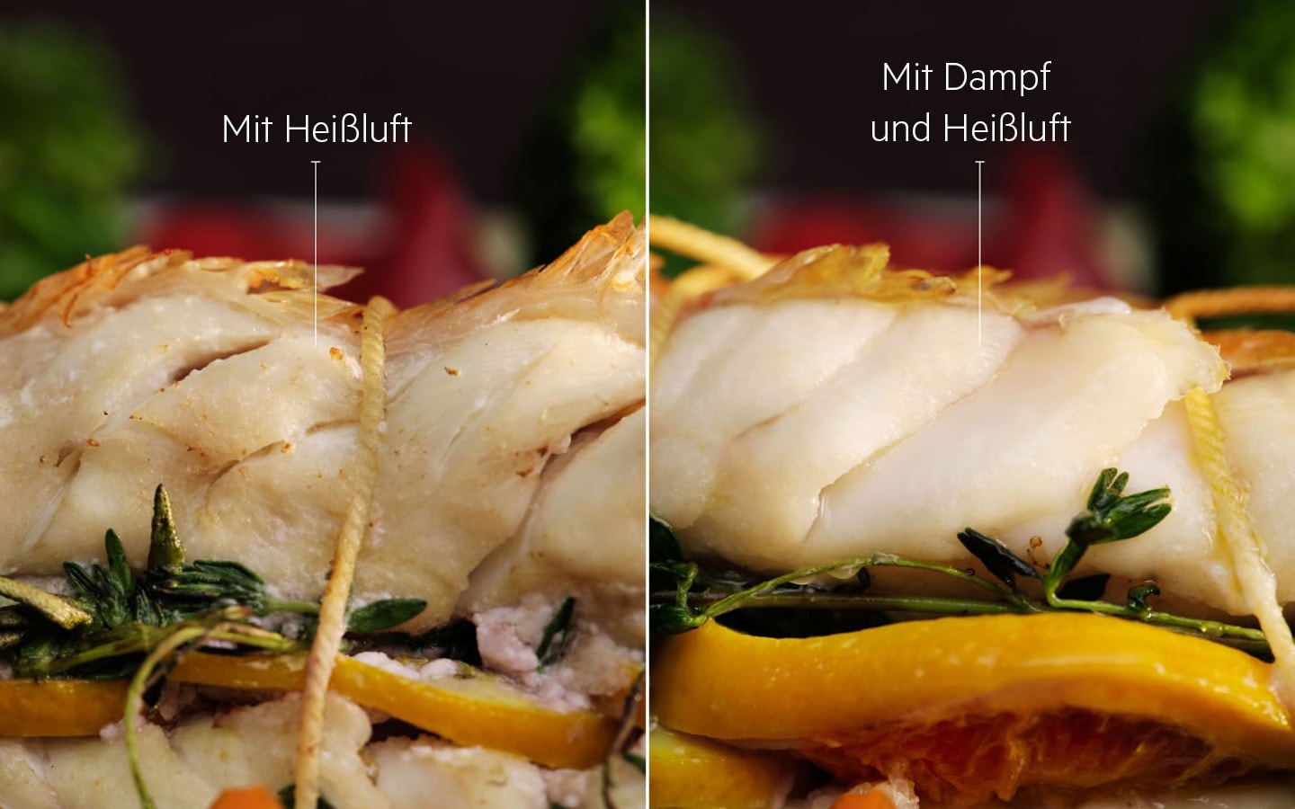 Close-up of a fish dish.