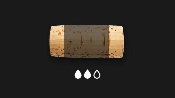 Korken in perfekter Luftfeuchtigkeit