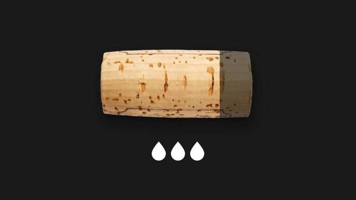 Korken in zu viel Luftfeuchtigkeit