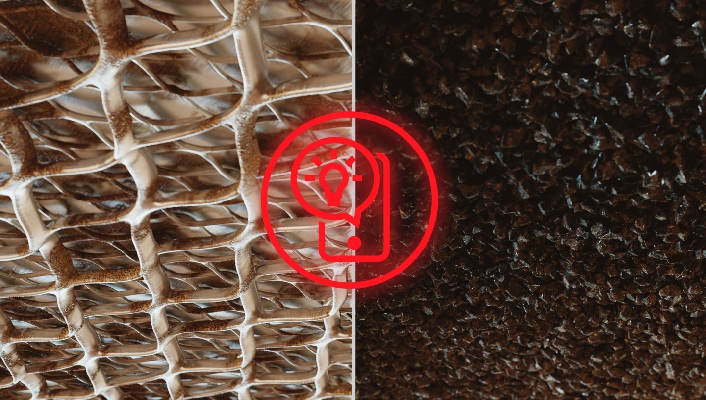 Detailaufnahme eines Filters