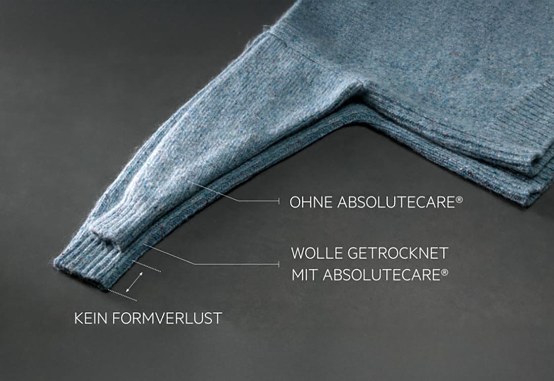 Perfekte Wollepflege dank AbsoluteCare®-Systems