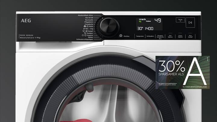 Energieeffizienzklasse A -30 % Logo