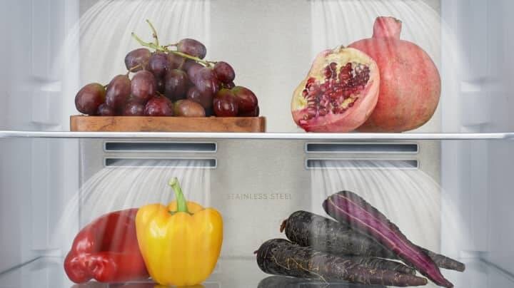 Obst und Gemüse im Kühlschrank
