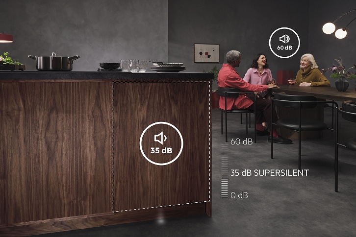 Flüsterleise – nur 35 dB mit SuperSilent