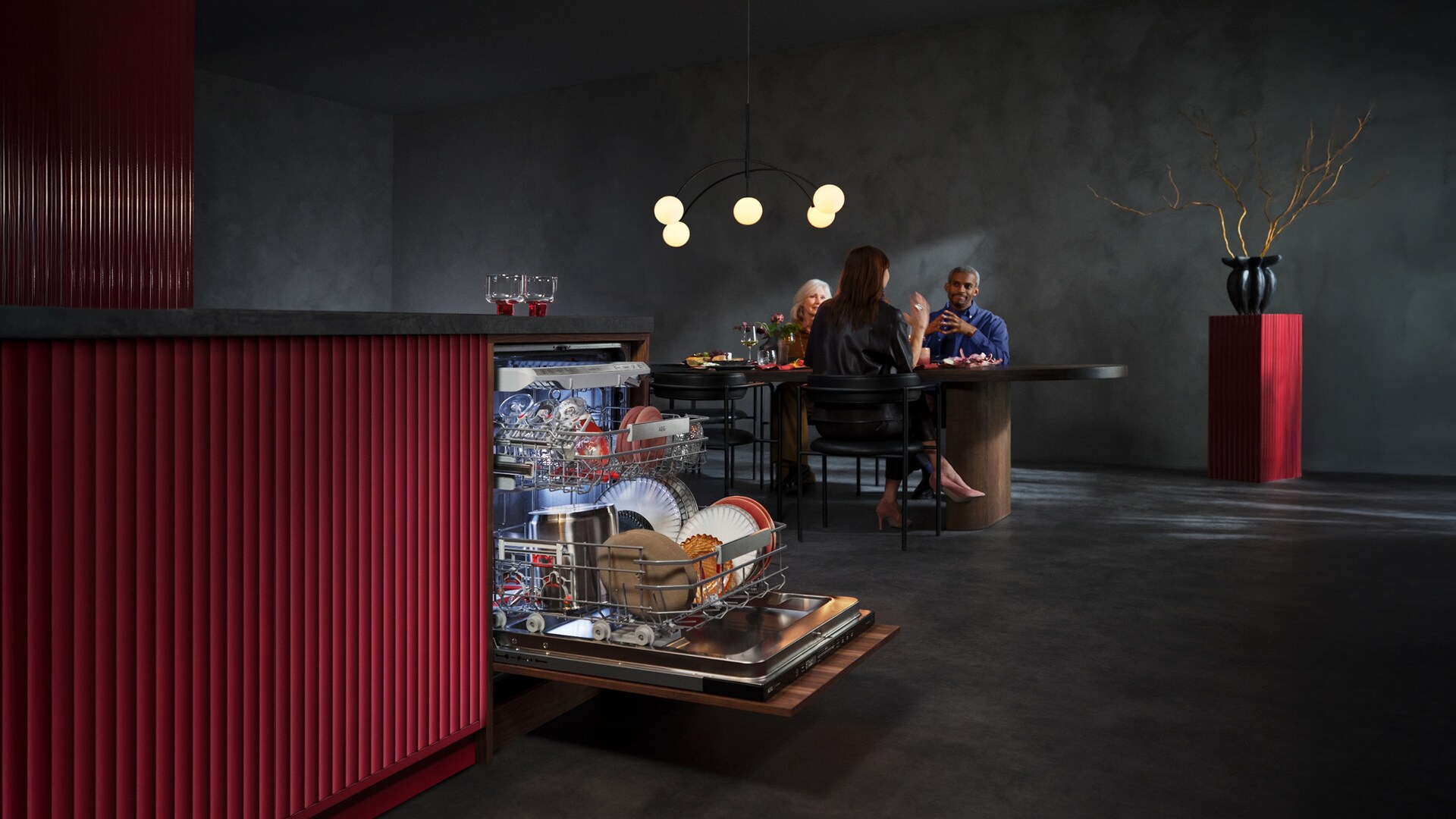 Integrated dishwashers