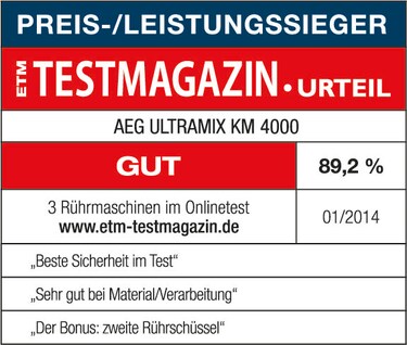 Aeg Km4620 Kuchenmaschine Mit Hochleistungs Motor Aeg