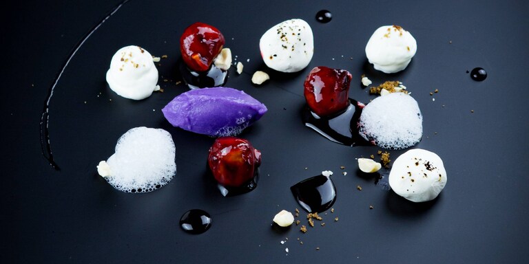 Süsskartoffeleis - Feige - Mozarella