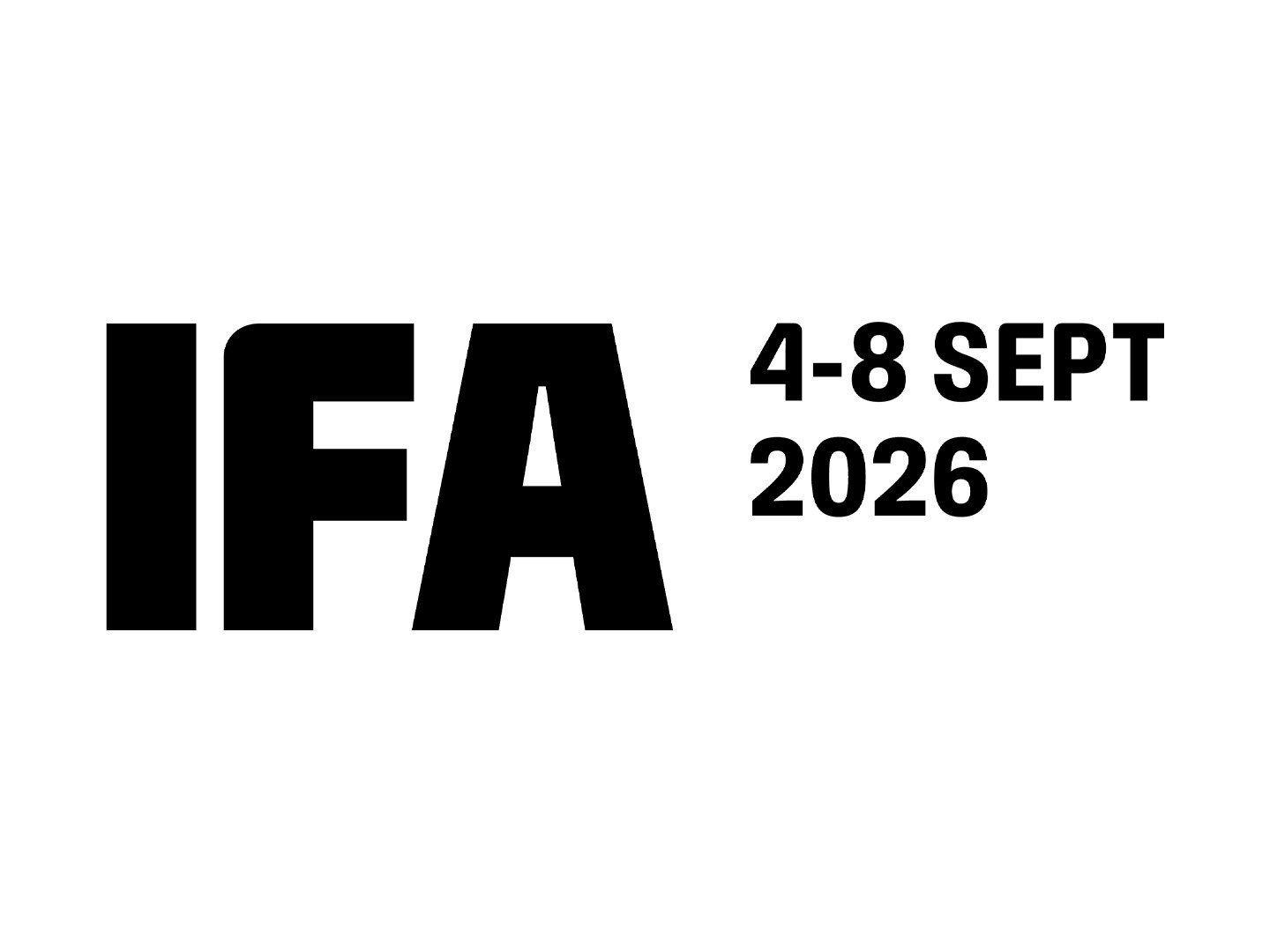 IFA Logo 2026 mit Datum 04. - 08.09.2026