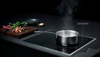 SenseBoil® Kochfeld mit Sensoren