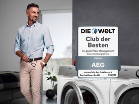 AEG mit Platin-Auszeichnung im Club der Besten