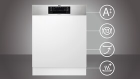 Der Geschirrspüler FEE62800PM verfügt über die mehrfach prämierte ComfortLift Technik.