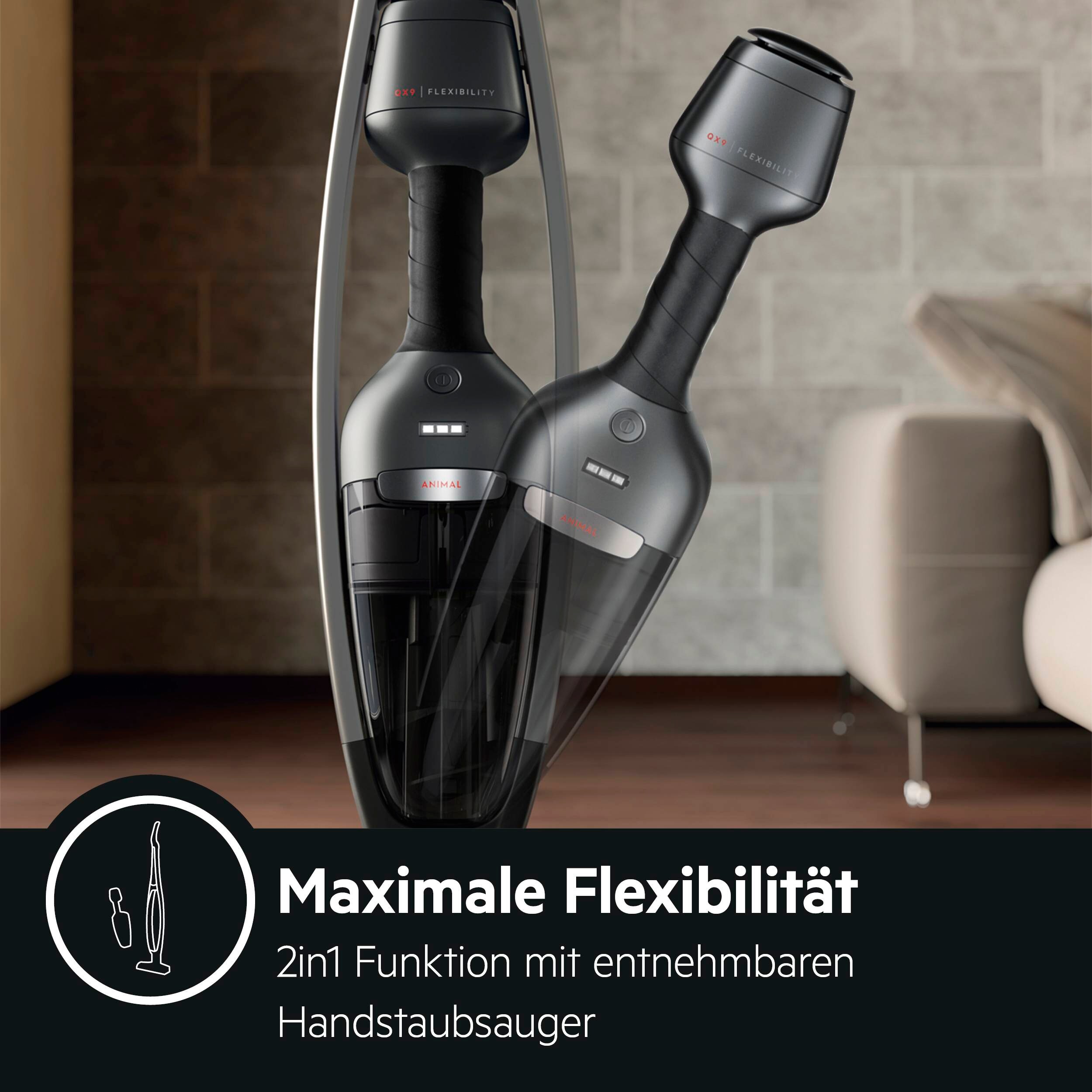 AEG QX9-1-ANIM | QX9 2in1 Akku-Staubsauger | AEG