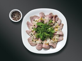 Vorspeise fürs Weihnachtsmenü: Vitello Tonnato – extrazart mit Dampf und Bratenthermometer